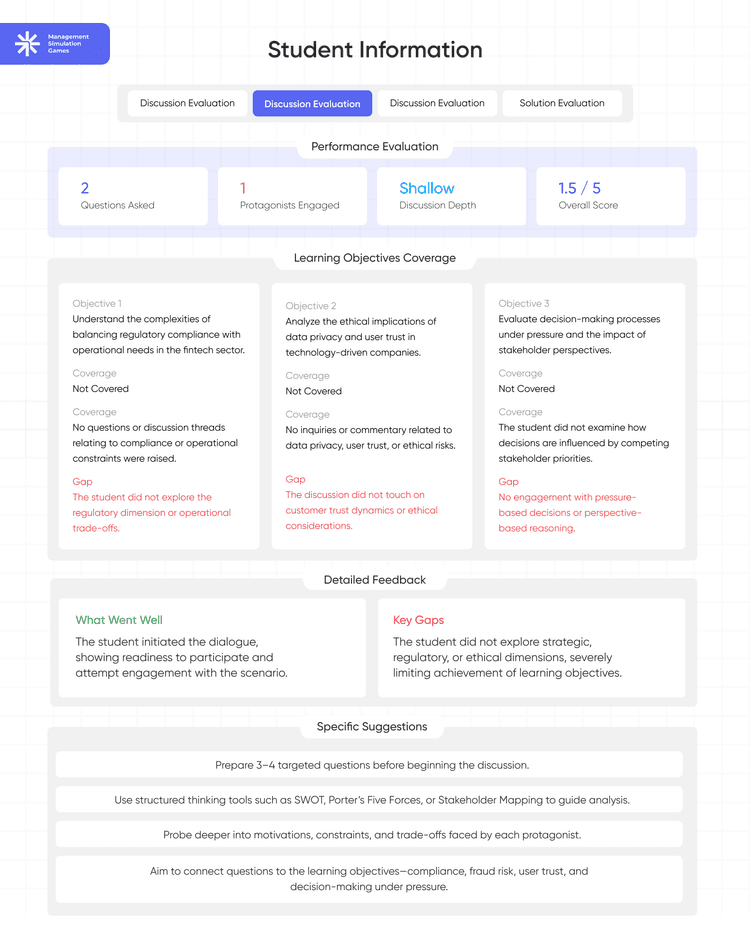 MSgames CaseStudio | AI-Powered Case Method Platform